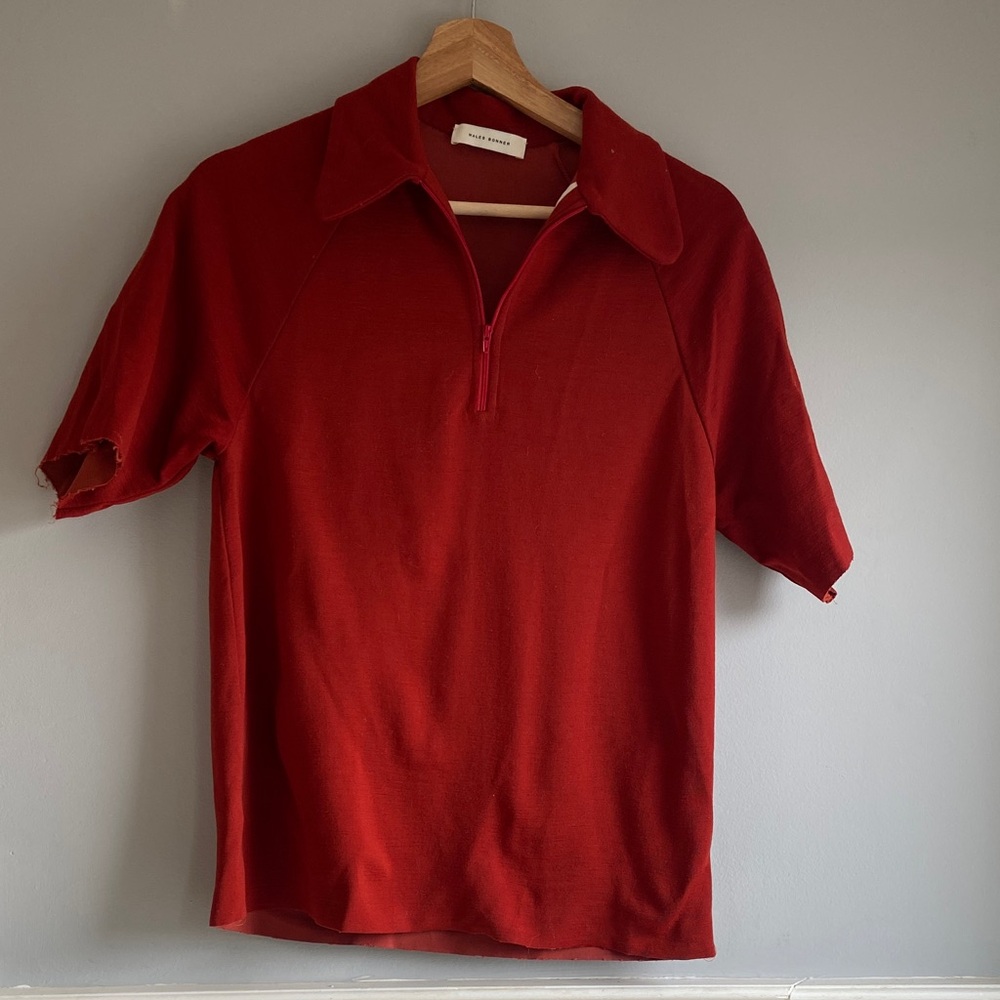 Wales Bonner Half-Zip Shirt